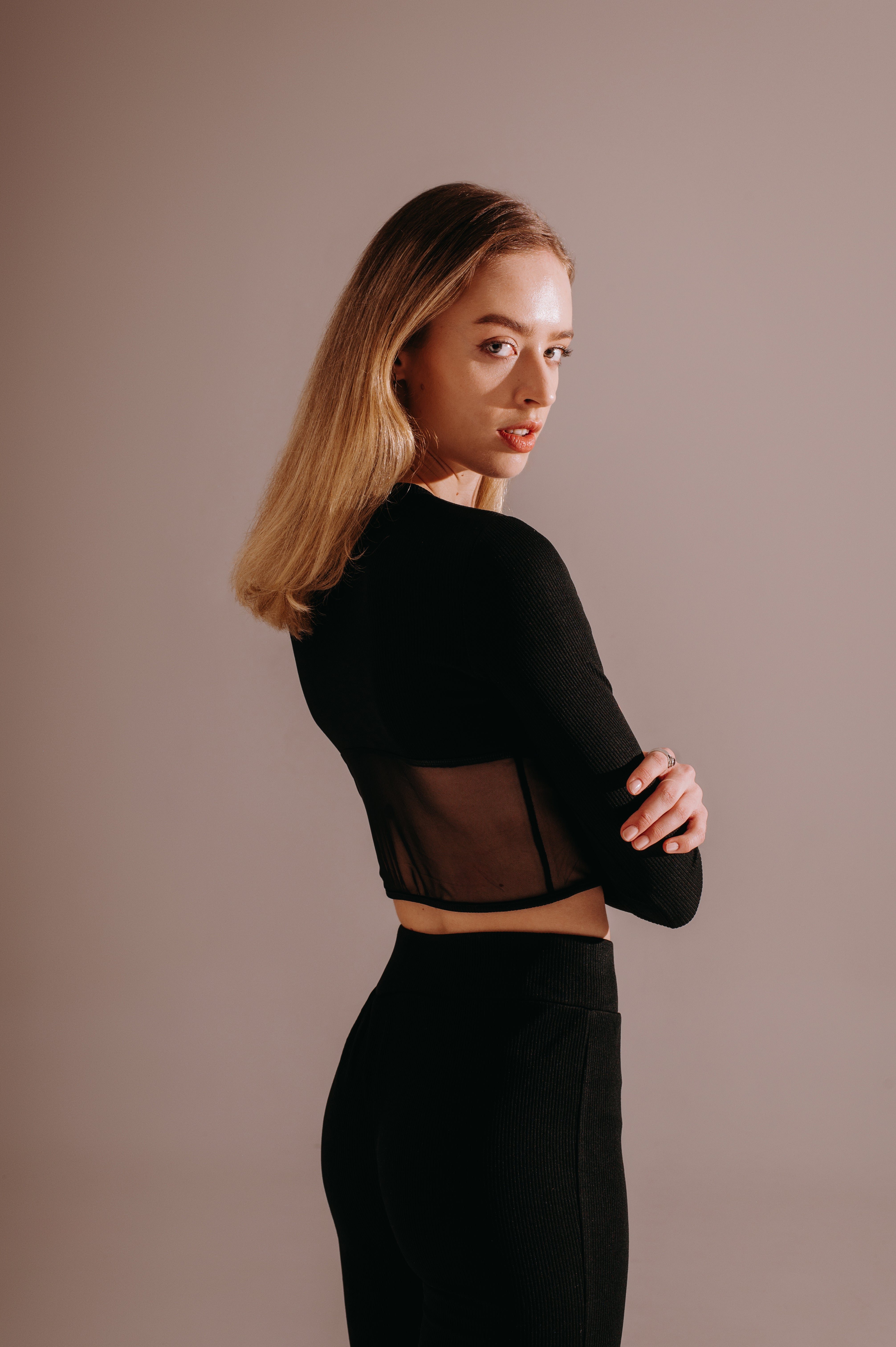 Nora Crop Top - Black