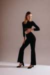 Nora Flared Pant - Black